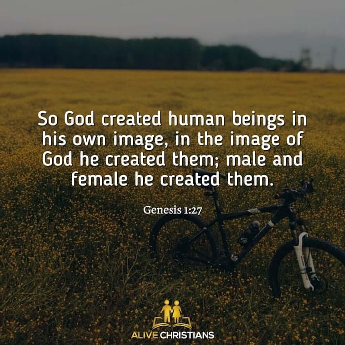 created in His image