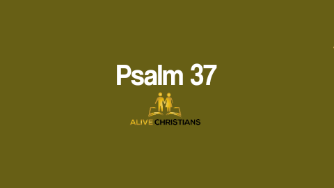 (Full) Psalm 37 KJV - The Scripture Of The Day