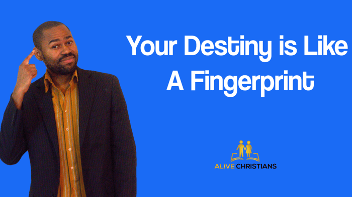 (New) Your Destiny is Like A Fingerpint - Daily Inspirational Quotes