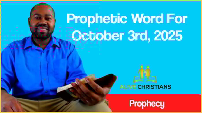 Prophetic Word For 3rd October 2025 (With Bible Verses)