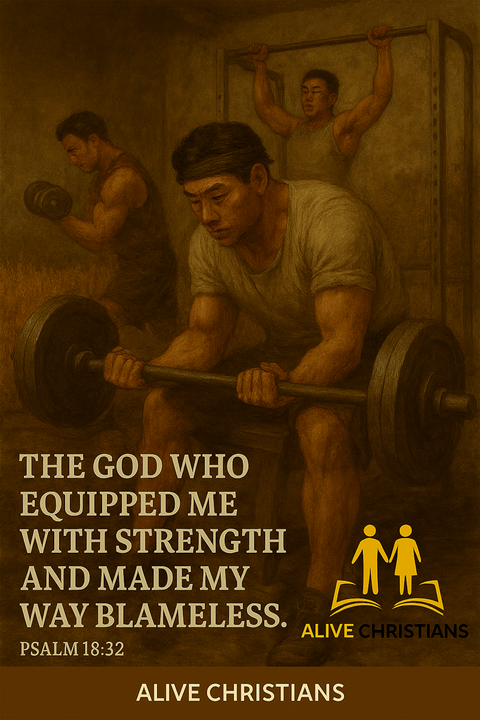 God equipped me with strength and made my way blameless