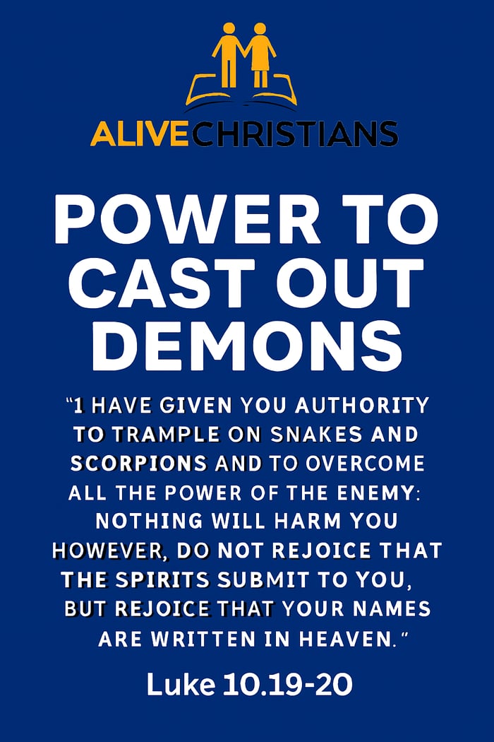 Christians Received Power to cast out demons