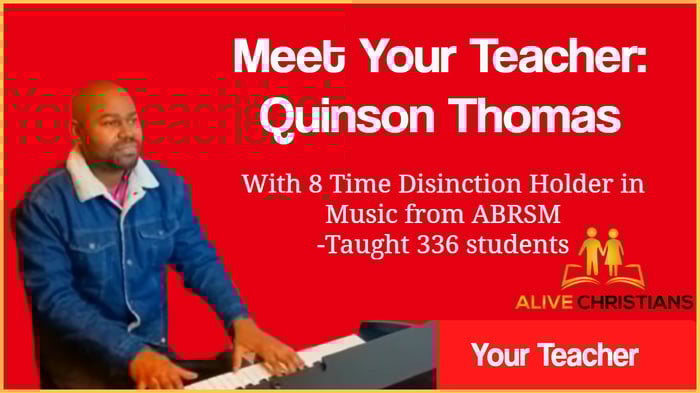 meet your piano teacher Quinson Thomas