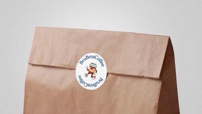 custom packaging stickers