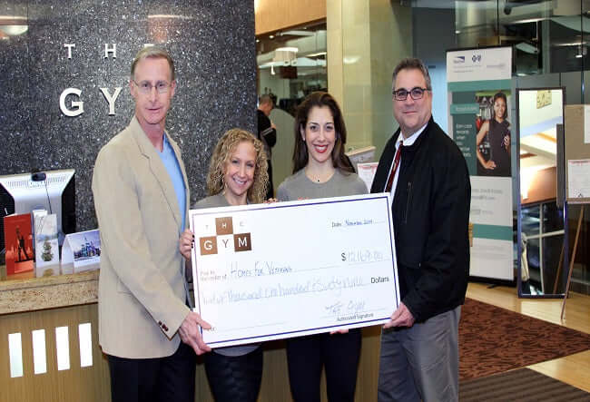The GYM Fundraiser November 2014 for Homes For Veterans