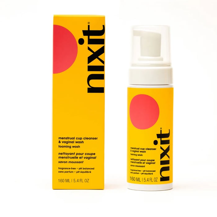 nixit menstrual cup cleanser and vaginal wash
