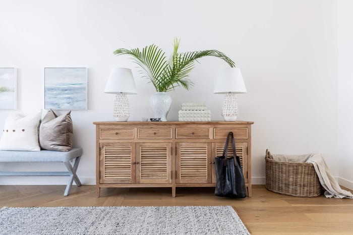 Coastal hamptons furniture sideboard 