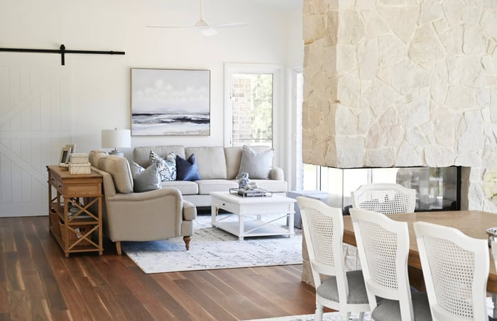 Modern hamptons farmhouse interior design furniture australia