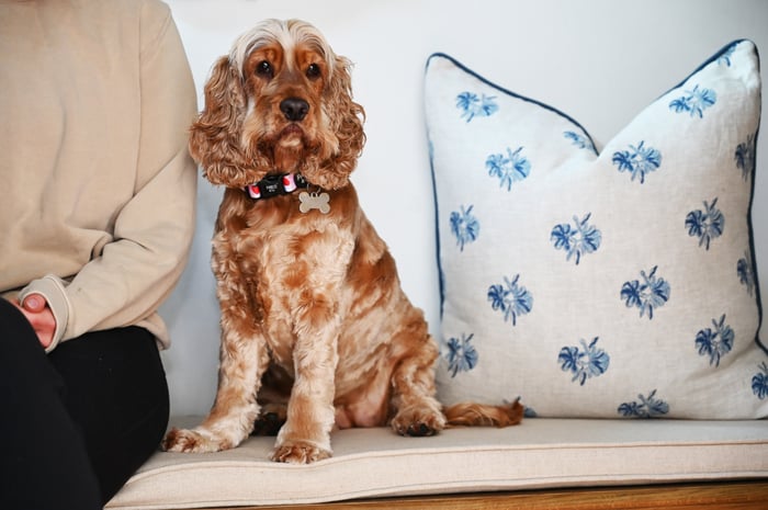 handcrafted linen cushions