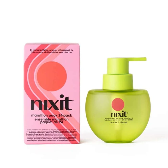 nixit play safe bundle | condom pack + water-based lubricant