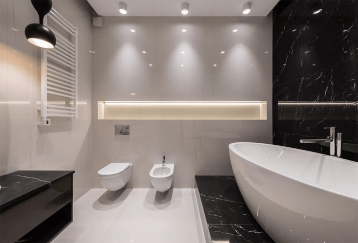 Craft Unique Black Bathroom: Elegance In Ebony!