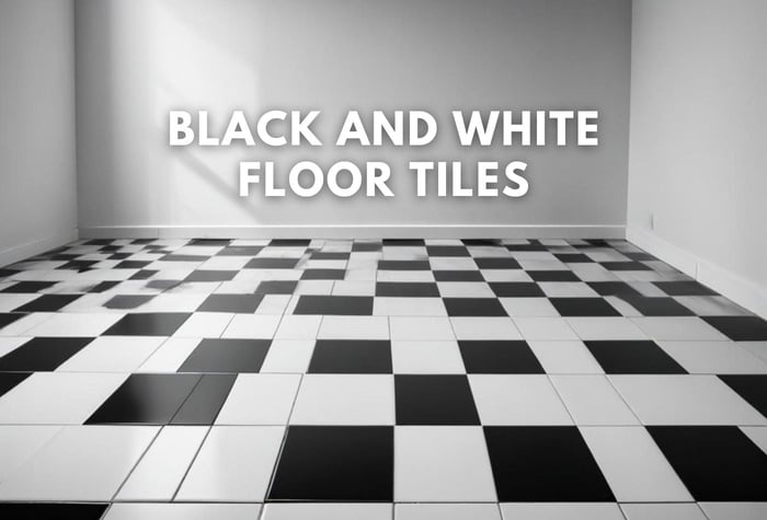Black And White Floor Tiles: Just Like From 90’s