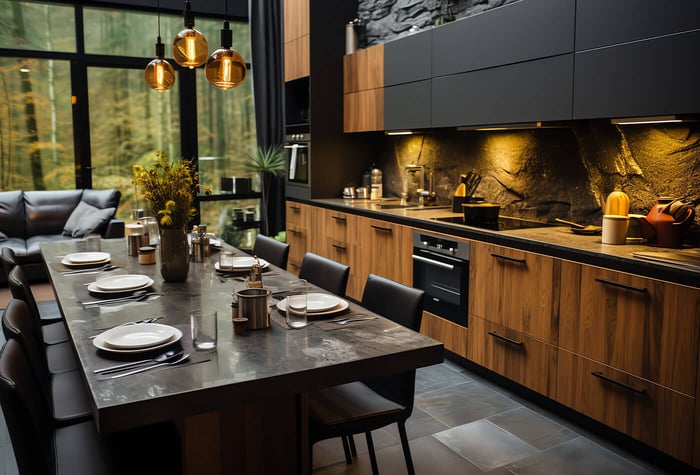 Modern Grey Kitchen Cabinets UK With Solid Kitchens