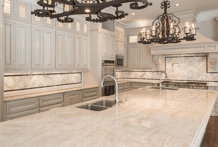 Taj Mahal Quartzite For Kitchen Counters & Slabs | UK