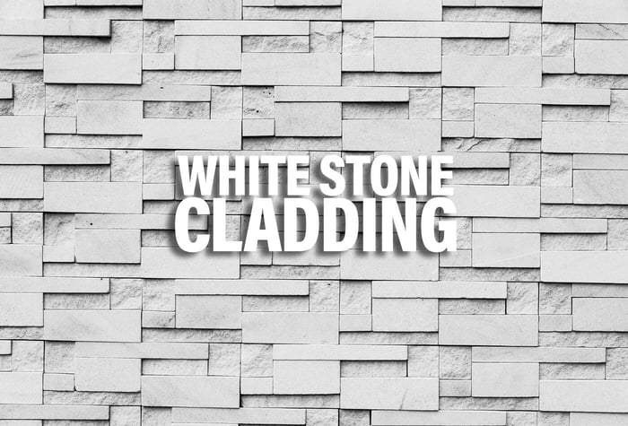 Natural White Stone Cladding in Work-tops