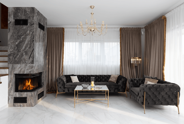 Fire Place Warms & Fills Your Festive Spot