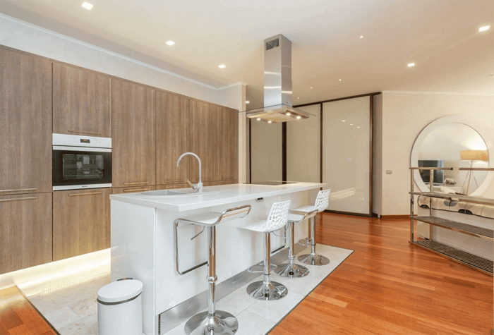 With Trendy Bar Stools