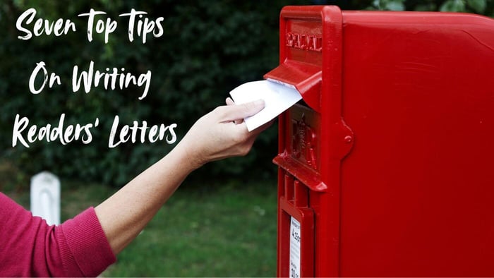Seven top tips on writing readers' letters. A letter being posted.