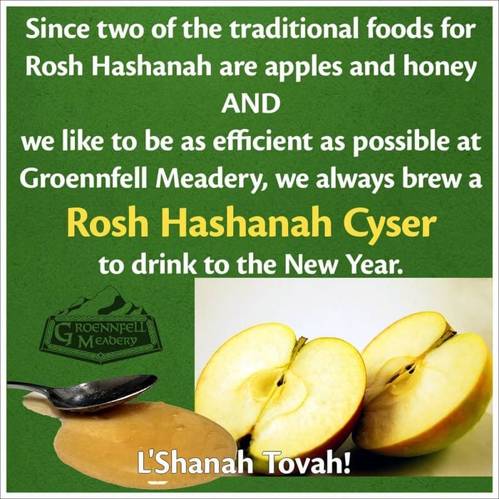 Thursday Fun Fact 9-25: Rosh Hashanah Mead