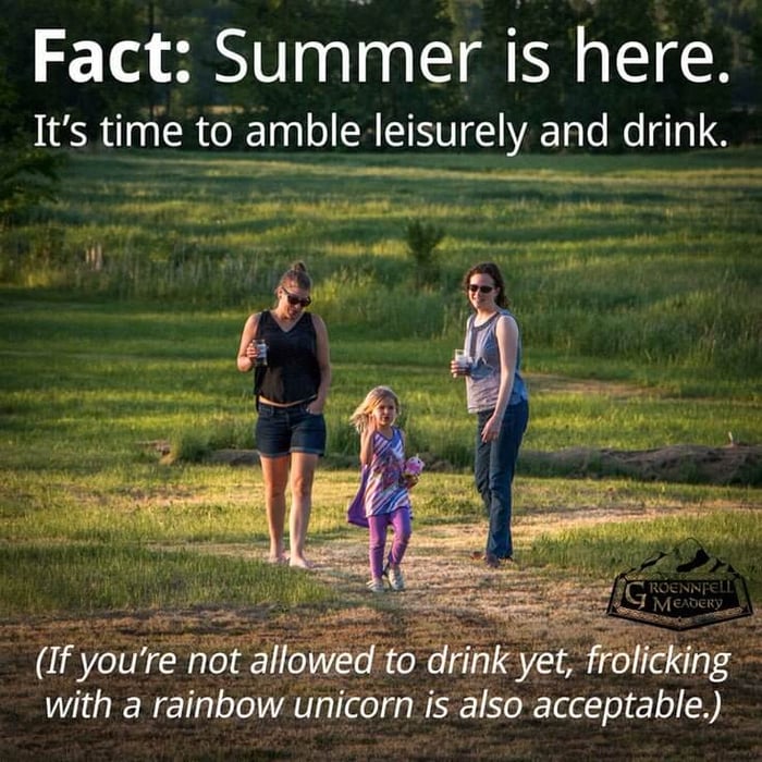Thursday Fun Fact 6-9: Amble and Drink