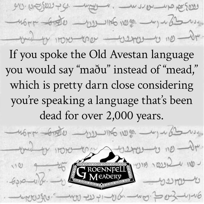 Thursday Fun Fact 1-12: Old Avestan