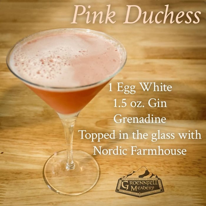 Mead Cocktail: Pink Duchess