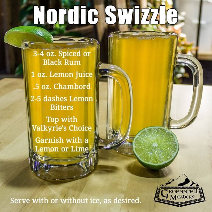 Mead Cocktail: Nordic Swizzle