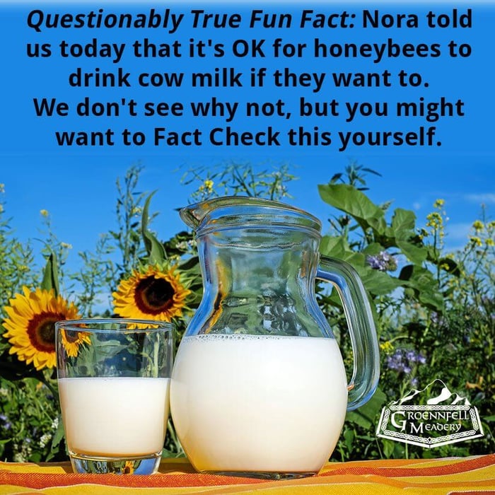 Thursday Fun Fact 6-25: Milk & Honey