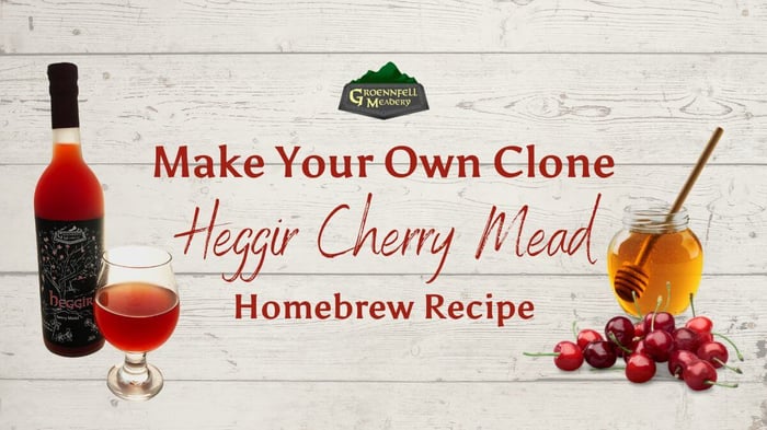 Heggir Cherry Mead Clone Homebrew Recipe from Groennfell Meadery
