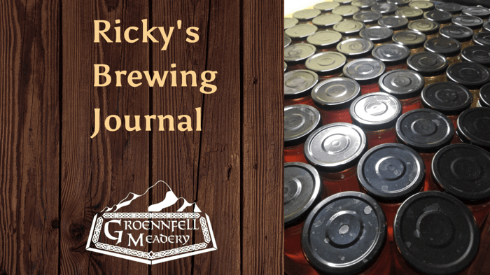 Ricky's Mead Brew Journal - Week of 10/17 - Cleaning!