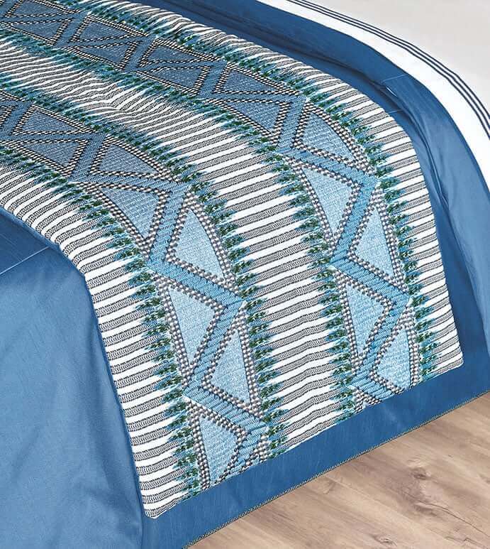 One of Eastern Accents Bed Scarves, Corona Del Mar