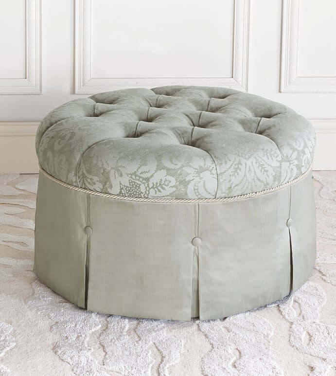 Damask Ottoman from Eastern Accents "Lourde" collection