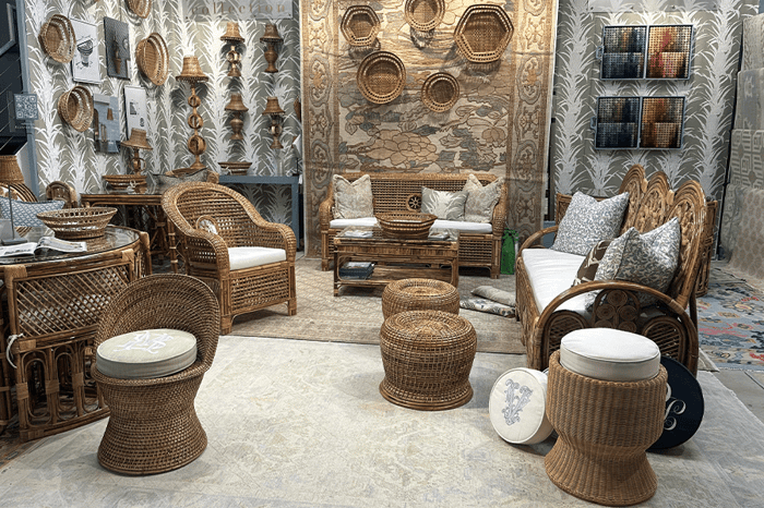 spring trends: wicker and rattan