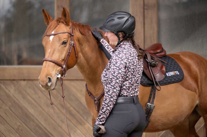 Follow along our horseback riding goal-setting challenge with top event rider Jessica Heidemann.