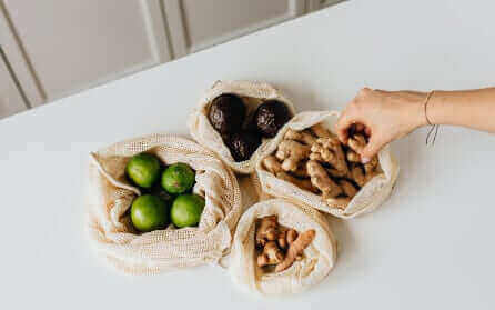 Turmeric plants and spices illustrating the natural source of curcumin compounds