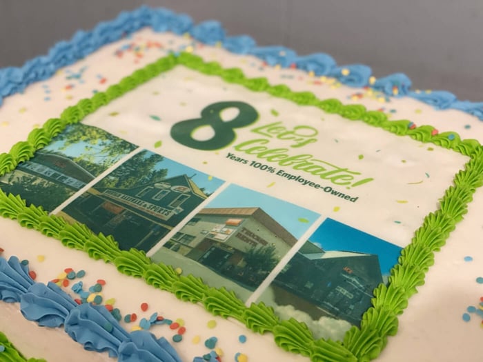 Celebrating Our 8th Year 100% Employee-Owned