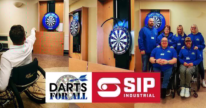 SIP Sponsors Adjustable Dartboards for Darts for All