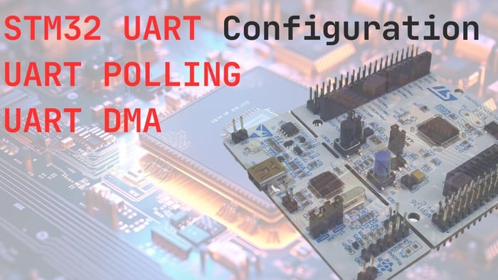 STM32 UART: Polling and DMA modes using HAL API