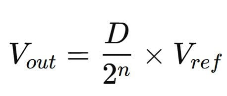 STM32 DAC Formula