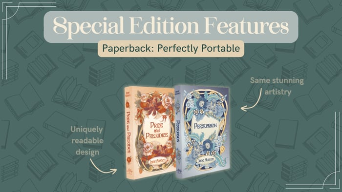 LitJoy Special Edition Features: Our Paperback Classics