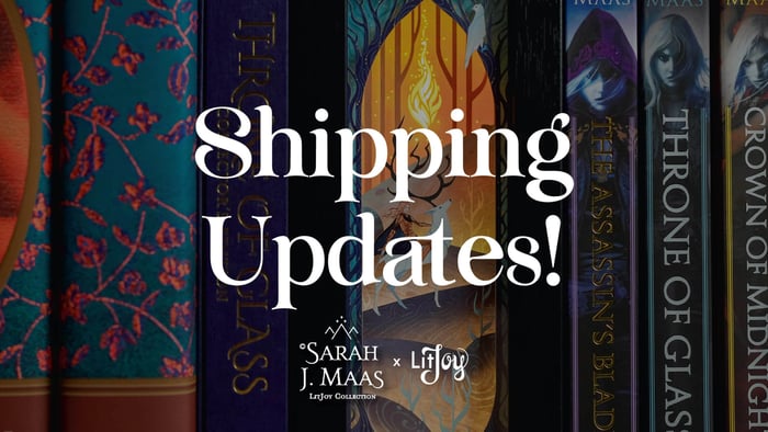 Throne of Glass Bookshelf Alley Shipping Updates