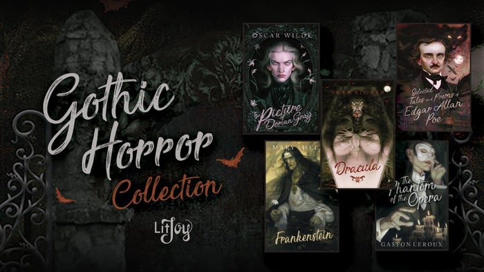 LitJoy's Gothic Horror Collection Covers