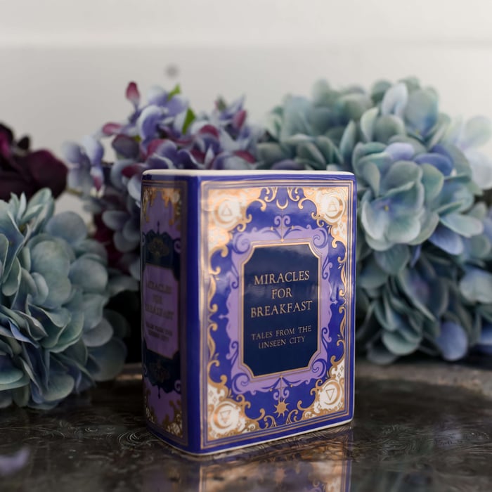 BOOK VASE - Miracles for Breakfast from LitJoy Crate | Collectibles & Gifts for Booklovers