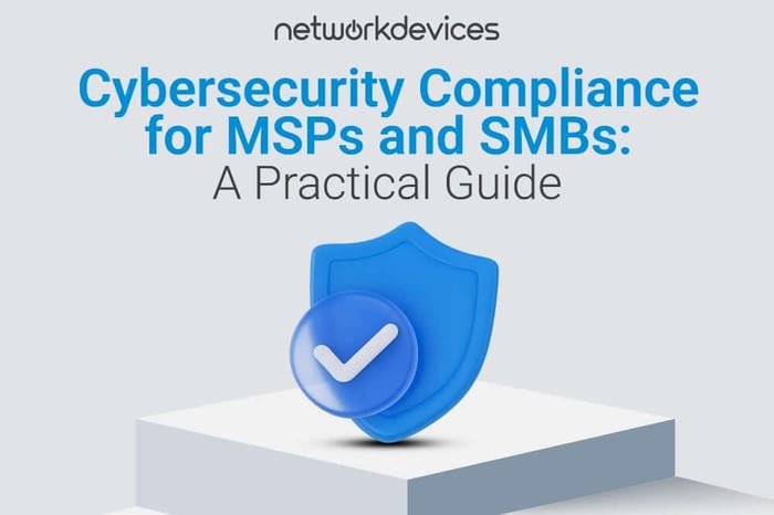 Diagram showing cybersecurity compliance hardware architecture for SMBs and MSPs.