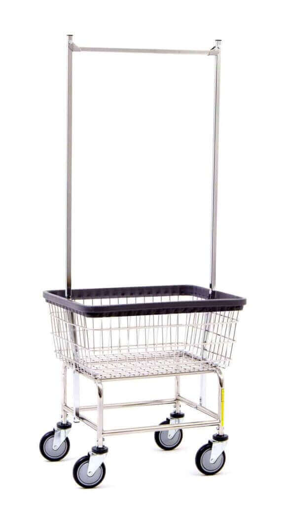heavy duty laundry cart on wheels