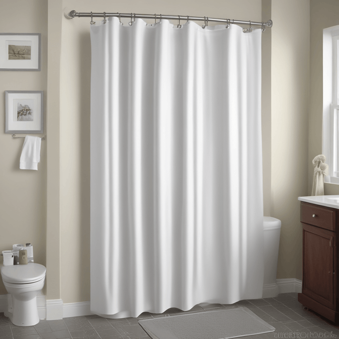 Hookless shower curtains