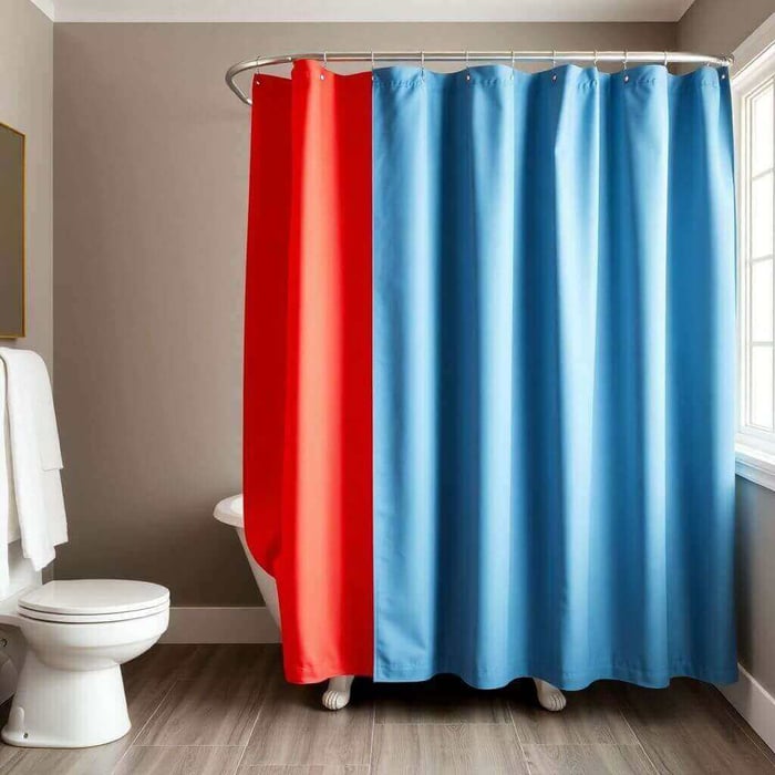 polyester shower curtains