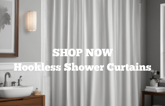 Shop Now-Hookless Shower Curtains