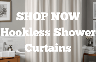 SHOP NOW - Hookless Shower Curtains