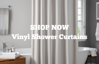 Shop Now-Vinyl Shower Curtains